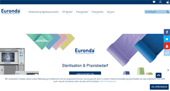 Desktop Screenshot of euronda.de
